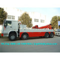 SINO HOWO 8*4 heavy duty rotator tow truck,60-80T wrecker towing truck with hydraulic control system